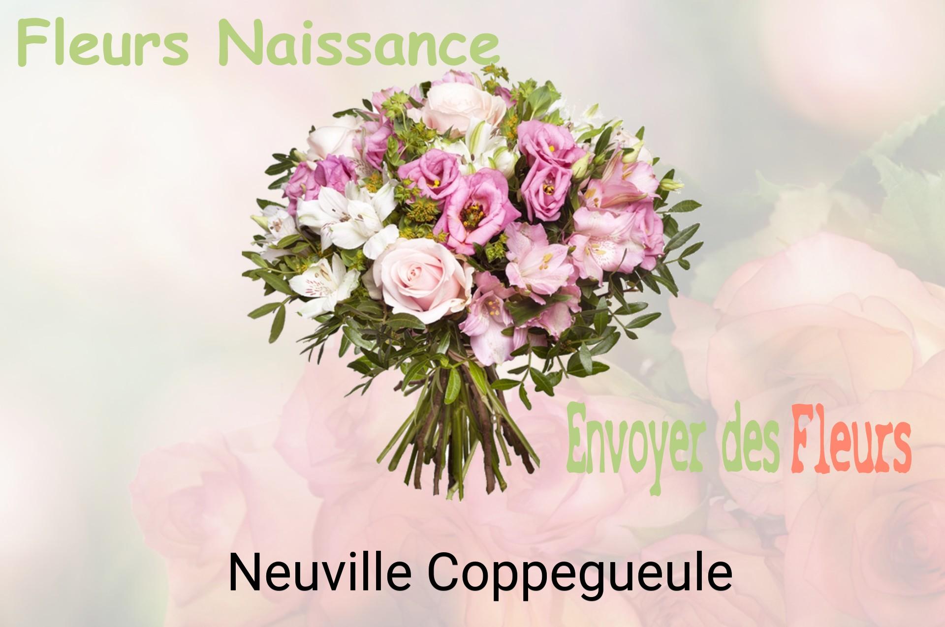 Bouquet de fleurs de naissance livré à Neuville-Coppegueule